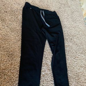 Figs Black Scrub Bottoms